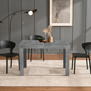 Shally Dogan Επεκτεινόμενο Τραπέζι Φαγητού για 6 Άτομα 120-200cm Τσιμέντο Κουζίνας 02842650 - Image 2