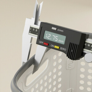 Shally Dogan Καλάθι Απλύτων με Ρόδες Διαχωριστικά Συρταριών Κατά των Οσμών Λευκό 02842673 - Image 4