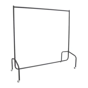 Τροχήλατη Μεταλλική Κρεμάστρα Ρούχων Δαπέδου 150 x 60 x 170 cm HOMCOM 03-0006 - Image 6