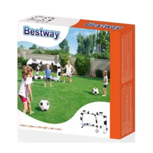 Παιδικό Φουσκωτό Τέρμα Ποδοσφαίρου 213 x 122 x 137 cm με 2 Μπάλες Bestway 10005325 - Image 2