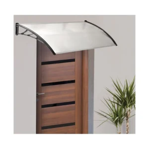 Πλαστικό Κιόσκι - Τέντα Πόρτας Εισόδου 80 x 150 cm Χρώματος Λευκό SPM 30060099