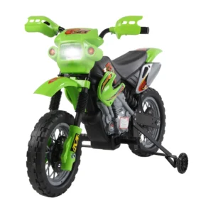 HomCom Electric Motocross ποδήλατο για παιδιά με ρόδες, πράσινο 301-043GN - Image 8