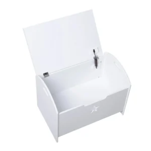 Ξύλινο Παιδικό Μπαούλο Αποθήκευσης Παιχνιδιών 62 x 40 x 46.5 cm HOMCOM 311-003 - Image 2