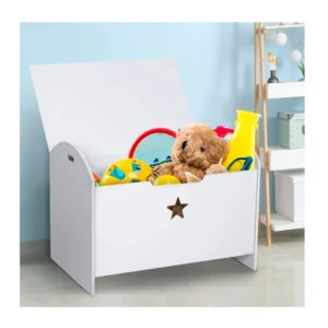 Ξύλινο Παιδικό Μπαούλο Αποθήκευσης Παιχνιδιών 62 x 40 x 46.5 cm HOMCOM 311-003 - Image 5