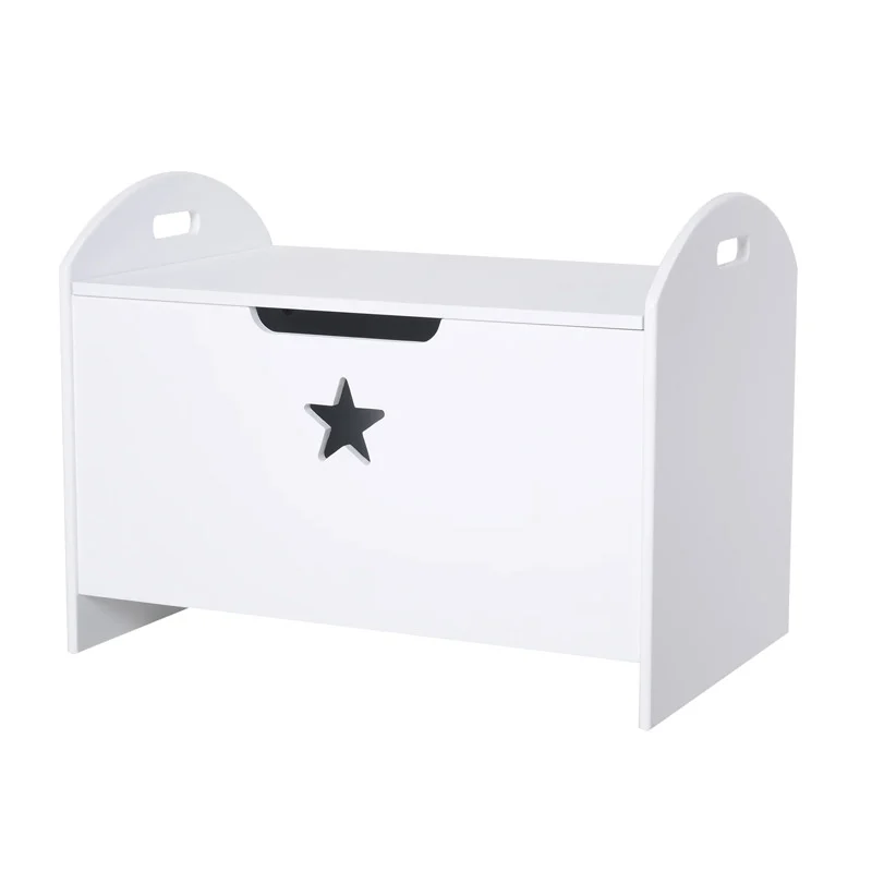 Ξύλινο Παιδικό Μπαούλο Αποθήκευσης Παιχνιδιών 62 x 40 x 46.5 cm HOMCOM 311-003 Ξύλινο Παιδικό Μπαούλο Αποθήκευσης Παιχνιδιών 62 x 40 x 46.5 cm HOMCOM 311-003