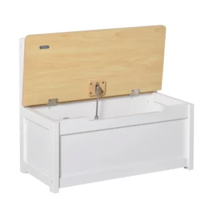 Ξύλινο Παιδικό Μπαούλο Αποθήκευσης Παιχνιδιών 60 x 30 x 50 cm HOMCOM 311-034 - Image 2