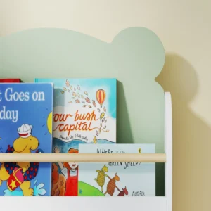 AIYAPLAY Παιδική Βιβλιοθήκη Αρκουδάκι 55x15x110 εκ., Πράσινη 311-095V80GN - Image 7