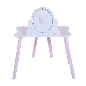 Παιδική Τουαλέτα Ομορφιάς με Σκαμπό 59 x 39 x 82 cm HOMCOM 312-003 - Image 2