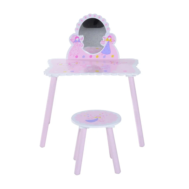 Παιδική Τουαλέτα Ομορφιάς με Σκαμπό 59 x 39 x 82 cm HOMCOM 312-003 Παιδική Τουαλέτα Ομορφιάς με Σκαμπό 59 x 39 x 82 cm HOMCOM 312-003