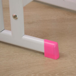 HOMCOM  Πάγκος Σχολείου με Ρυθμιζόμενο Καθίσμα για Παιδιά 6-12 Ετών, Ατσάλι και MDF, Ροζ  312-061V00PK - Image 8