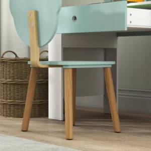 AIYAPLAY Παιδικό Γραφείο με Συρτάρι και Καρέκλα Αρκουδάκι, 3-8 Ετών, Πράσινο, 60x40x50 εκ. 312-136V80GN - Image 7