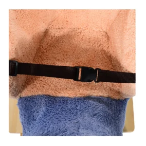 Λούτρινος Κουνιστός Ελέφαντας με Μουσική και Ξύλινη Βάση HOMCOM 330-007 - Image 3