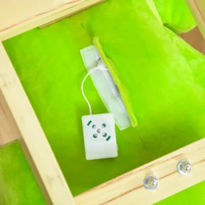 HOMCOM κουνιστή πολυθρόνα με ρόδες σε σχήμα δράκου για παιδιά 18-36 μηνών - Πράσινη 330-068 - Image 6