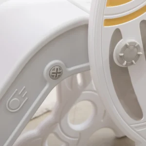 AIYAPLAY Τσουλήθρα για Παιδιά 18-36 Μηνών, 157x46.5x80 εκ., Γκρι και Λευκό, Διαστημικό Θέμα 331-035V00GY - Image 6