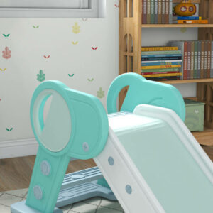AIYAPLAY Πτυσσόμενη πλαστική τσουλήθρα για παιδιά ηλικίας 18 μηνών-3 ετών, 102x53x53cm, Πράσινη 331-039V00GN - Image 7