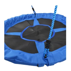 Παιδική Στρογγυλή Κούνια 100 x 180 cm HOMCOM 344-005 - Image 2