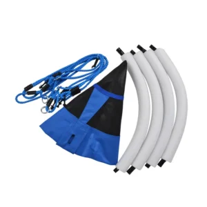 Παιδική Στρογγυλή Κούνια 100 x 180 cm HOMCOM 344-005 - Image 5