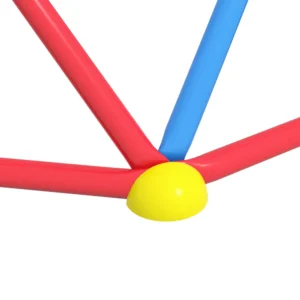 Outsunny Climbing Dome για παιδιά 3-8 ετών, Μεταλλική κατασκευή για 4 παιδιά, Ø183x90cm, Πολύχρωμο 34D-002V00RD - Image 6