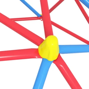 Outsunny Climbing Dome για παιδιά 3-8 ετών, Μεταλλική κατασκευή για 4 παιδιά, Ø183x90cm, Πολύχρωμο 34D-002V00RD - Image 7