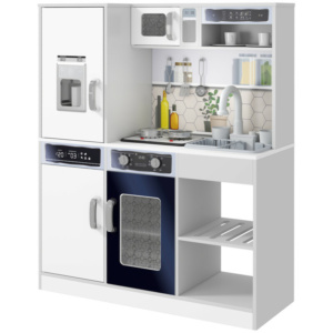 AIYAPLAY Σετ Ξύλινη Παιδική Κουζίνα με Φούρνο με Φώτα και Ήχους