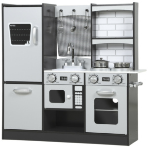 AIYAPLAY Ξύλινη Παιδική Κουζίνα για Παιδιά 3-8 Ετών με Αξεσουάρ