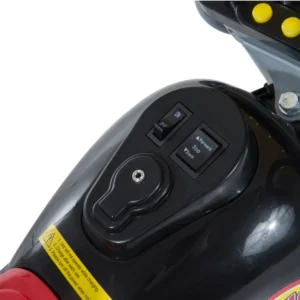 Homcom Ηλεκτρική μοτοσυκλέτα για παιδιά με 3 τροχούς 6V, Μαύρη 370-009 - Image 6