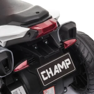 HOMCOM Ηλεκτρική μοτοσυκλέτα για παιδιά 3-5 ετών (μέγ. 25 κιλά) με 3 ρόδες, φώτα και ήχους, 6V μπαταρία, κόκκινο, 86x42x52cm 370-102RD - Image 6