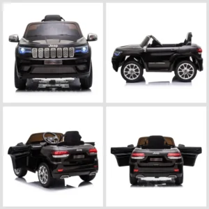 HOMCOM Electric Car Jeep for Kids 12V Manual Driving and with Remote Control - Black 370-190 - Image 6