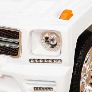 HOMCOM Off-road Ride-on Toy Car για παιδιά με ενσωματωμένους προβολείς και μουσική 18-36 μηνών - Λευκό 370-202WT - Image 6