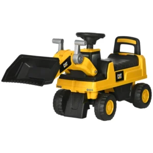 HOMCOM Μπουλντόζα Παιχνίδι για παιδιά 1-3 ετών με εκσκαφέα και αποθηκευτικό χώρο