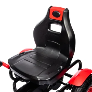 HOMCOM Παιδικό Ποδήλατο Go Kart 121x58x61 εκ, Κόκκινο 370-276V00RD - Image 8