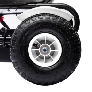 HOMCOM Pedal Go Kart για παιδιά 5-12 ετών από πλαστικό και μέταλλο με ρυθμιζόμενο κάθισμα και χειρόφρενο, 121x58x61 cm 370-276V00WT - Image 6