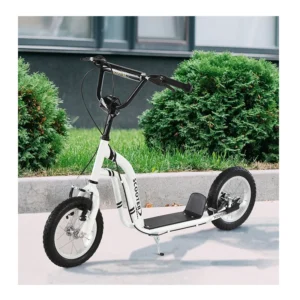 Παιδικό Δίτροχο Πατίνι - Scooter με Φουσκωτούς Τροχούς 12 HOMCOM 371-017WT - Image 9