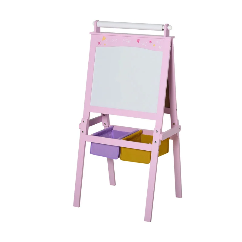 Ξύλινος Παιδικός Μαγνητικός Μαυροπίνακας 3 σε 1 Διπλής Όψης HOMCOM 3B0-003 Ξύλινος Παιδικός Μαγνητικός Μαυροπίνακας 3 σε 1 Διπλής Όψης HOMCOM 3B0-003