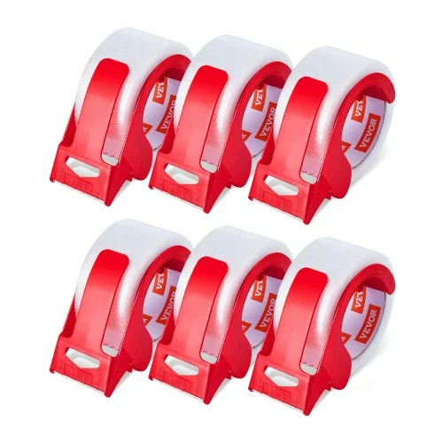 VEVOR Ταινία Συσκευασίας 6 Ρολά 65 Γιάρδες Διαφανής με Διανομέα 2.7 Mil 3YCXFXJDTM6G2L8SQV0 VEVOR Ταινία Συσκευασίας 6 Ρολά 65 Γιάρδες Διαφανής με Διανομέα 2.7 Mil 3YCXFXJDTM6G2L8SQV0