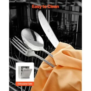 VEVOR Σετ Μαχαιροπίρουνα Ανοξείδωτο Ατσάλι 30 Τεμαχίων για 6 Άτομα 430BXGCJTZBXZMV36V0 - Image 4