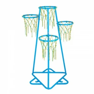 VEVOR Παιδική Μπασκέτα 4-Καλαθιών Φορητή Ρυθμιζόμενου Ύψους 4TLQJ140CM00DEUB5V0 - Image 8