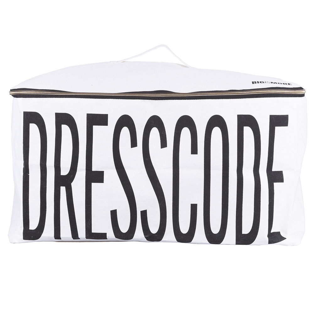 Villa d'Este Home Μεγάλη Υφασμάτινη Θήκη Αποθήκευσης με Διπλό Φερμουάρ και Λαβή 50x40x27εκ Λευκή 5901676 Villa d'Este Home Μεγάλη Υφασμάτινη Θήκη Αποθήκευσης με Διπλό Φερμουάρ και Λαβή 50x40x27εκ Λευκή 5901676