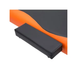 Φορητό Αναδιπλούμενο Επαγγελματικό Κρεβάτι - Κλίνη Μασάζ Φυσικοθεραπείας 3 Ζωνών Χρώματος Πορτοκαλί HOMCOM 700-039 - Image 2