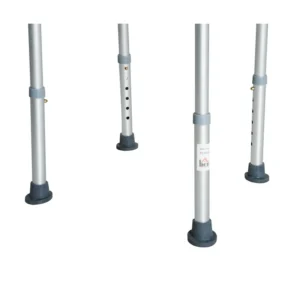 Αντιολισθητική Καρέκλα Μπάνιου με Ρυθμιζόμενο Ύψος 46.5 x 50.6 x 67.5 - 85.5 cm HOMCOM 72-0008 - Image 6