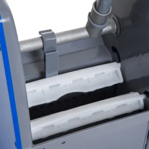 Επαγγελματικό καλάθι καθαρισμού Homcom με Wringer και 2 κουβάδες, μπλε και κόκκινο 720-012 - Image 6