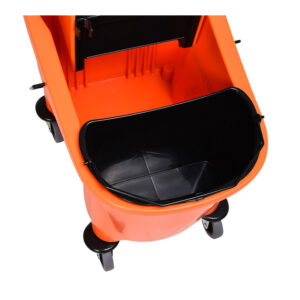 Κουβάς Σφουγγαρίσματος με Ρόδες και Πρέσα Σφουγγαρίστρας 36 Lt HOMCOM 720-015OG - Image 2