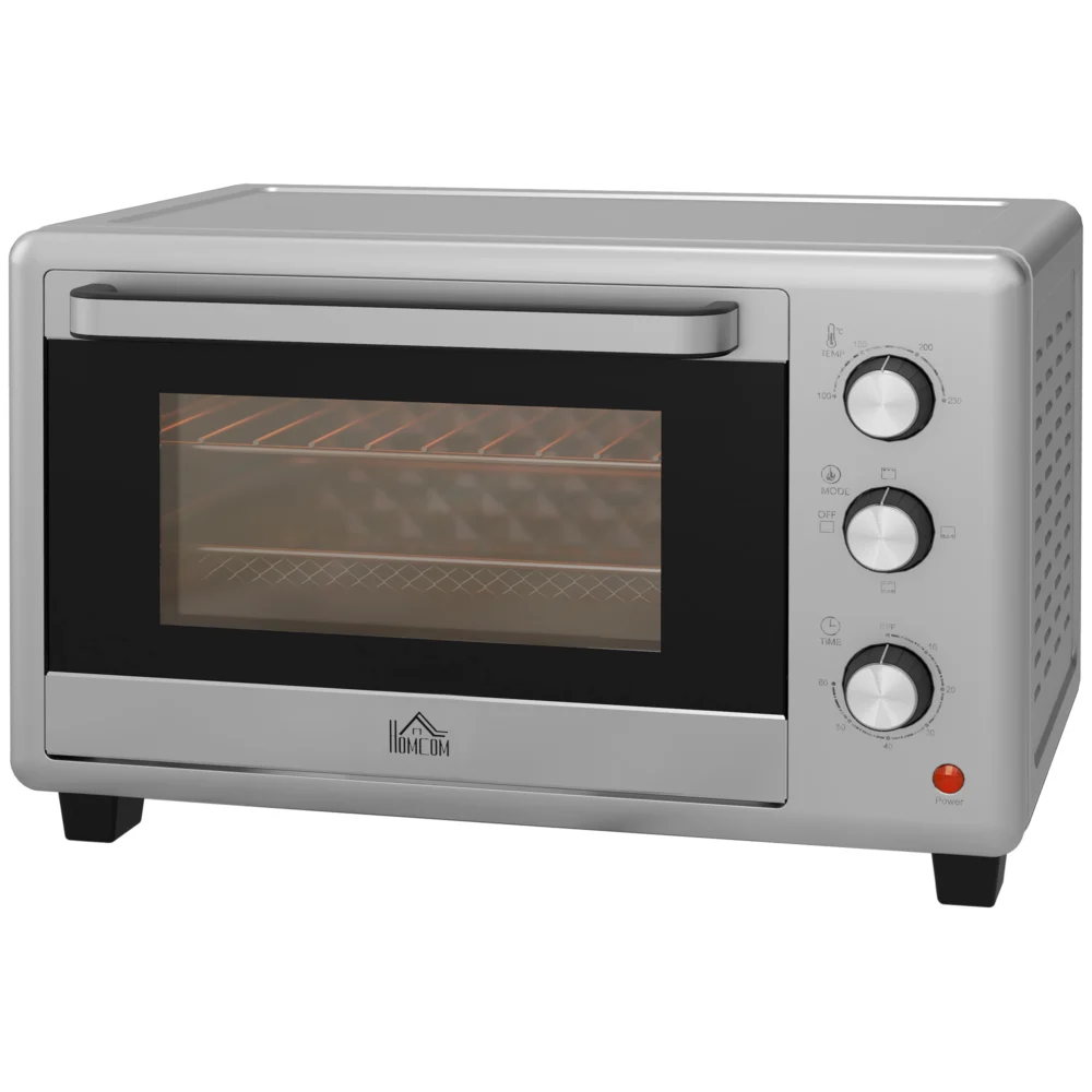 Ηλεκτρικός φούρνος HOMCOM 30L με 3 λειτουργίες μαγειρέματος Ηλεκτρικός φούρνος HOMCOM 30L με 3 λειτουργίες μαγειρέματος