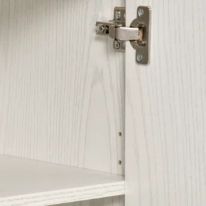 HOMCOM Ντουλάπι Κουζίνας με Ράφι μικροκυμάτων σε μοριοσανίδες, 60,4x40,3x97cm Λευκό 801-100WT - Image 6