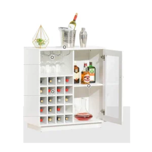 Ξύλινη Κάβα Ποτών 80 x 36 x 85 cm HOMCOM 801-191 - Image 2