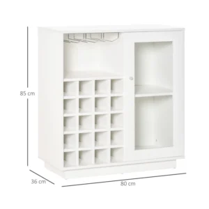 Ξύλινη Κάβα Ποτών 80 x 36 x 85 cm HOMCOM 801-191 - Image 7