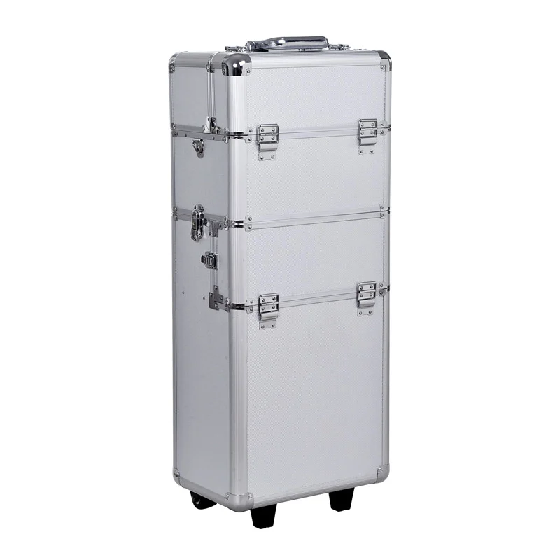 Βαλίτσα Μακιγιάζ Τρόλεϊ Αλουμινίου HOMCOM 81-0002 Βαλίτσα Μακιγιάζ Τρόλεϊ Αλουμινίου HOMCOM 81-0002