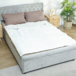 HOMCOM Ηλεκτρική Κουβέρτα 160x140 cm με 5 Επίπεδα Θερμότητας και 2 Ανεξάρτητες Ζώνες Ελέγχου, Πολυεστέρας Λευκός 810-029V90WT - Image 7