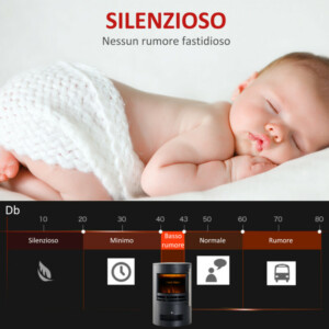 HOMCOM Ηλεκτρικό τζάκι δαπέδου ισχύος 900W / 2000W με εφέ φλόγας 41 41 64,5cm Μαύρο 820-087 - Image 4