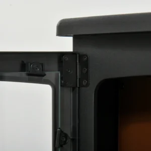 Επιδαπέδιο Ηλεκτρικό Τζάκι με LED Εφέ Φλόγας 1800 W 39 x 26 x 54.8 cm Χρώματος Μαύρο HOMCOM 820-193V90BK - Image 6